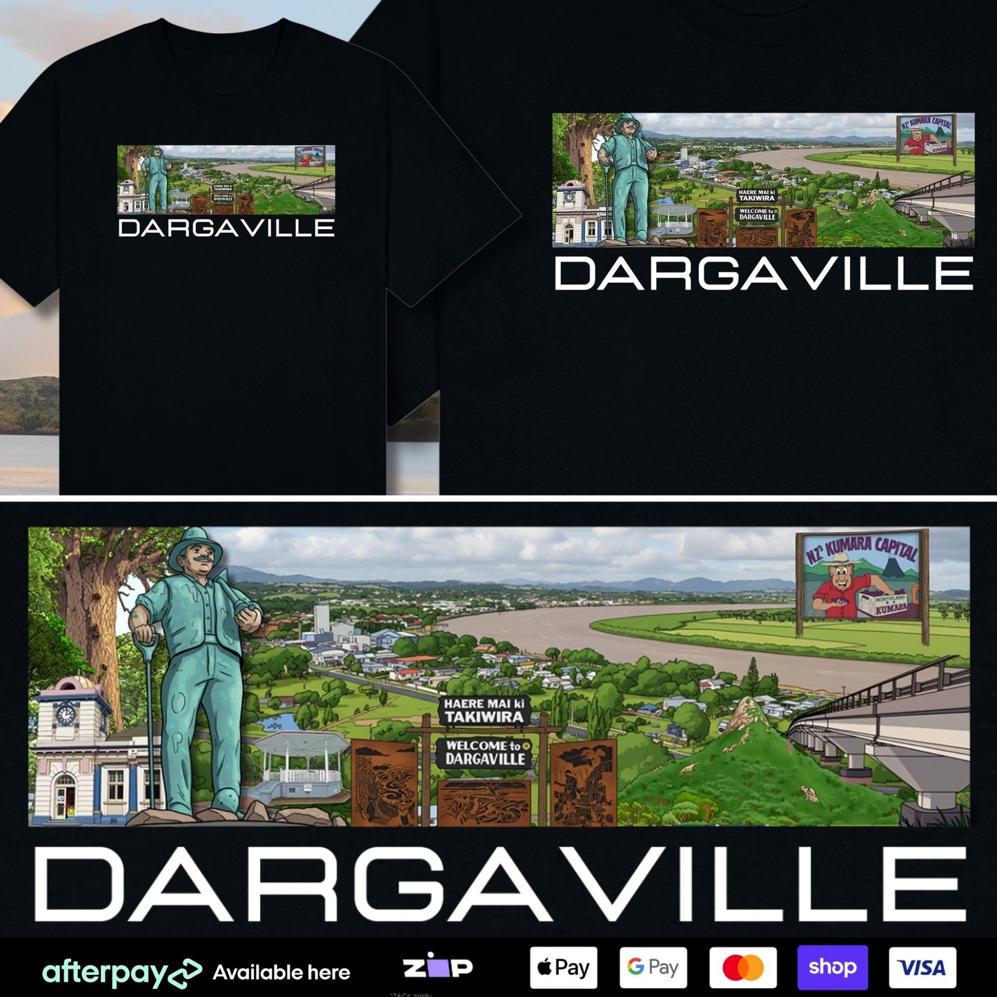 Dargaville T-Shirt (Adults) Aloua Vision & Print