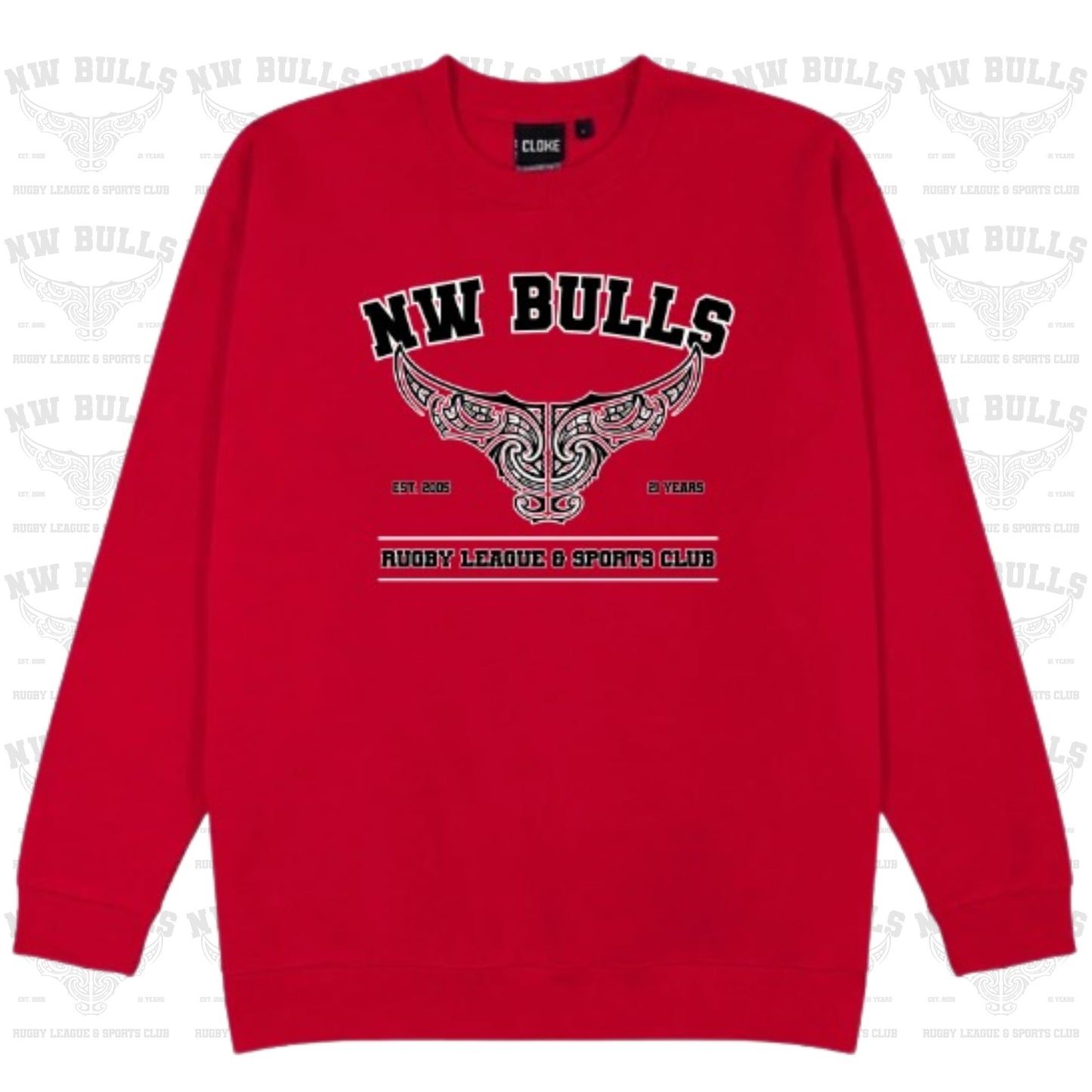 NW Bulls 21st Crewneck (Adults) Aloua Vision & Print