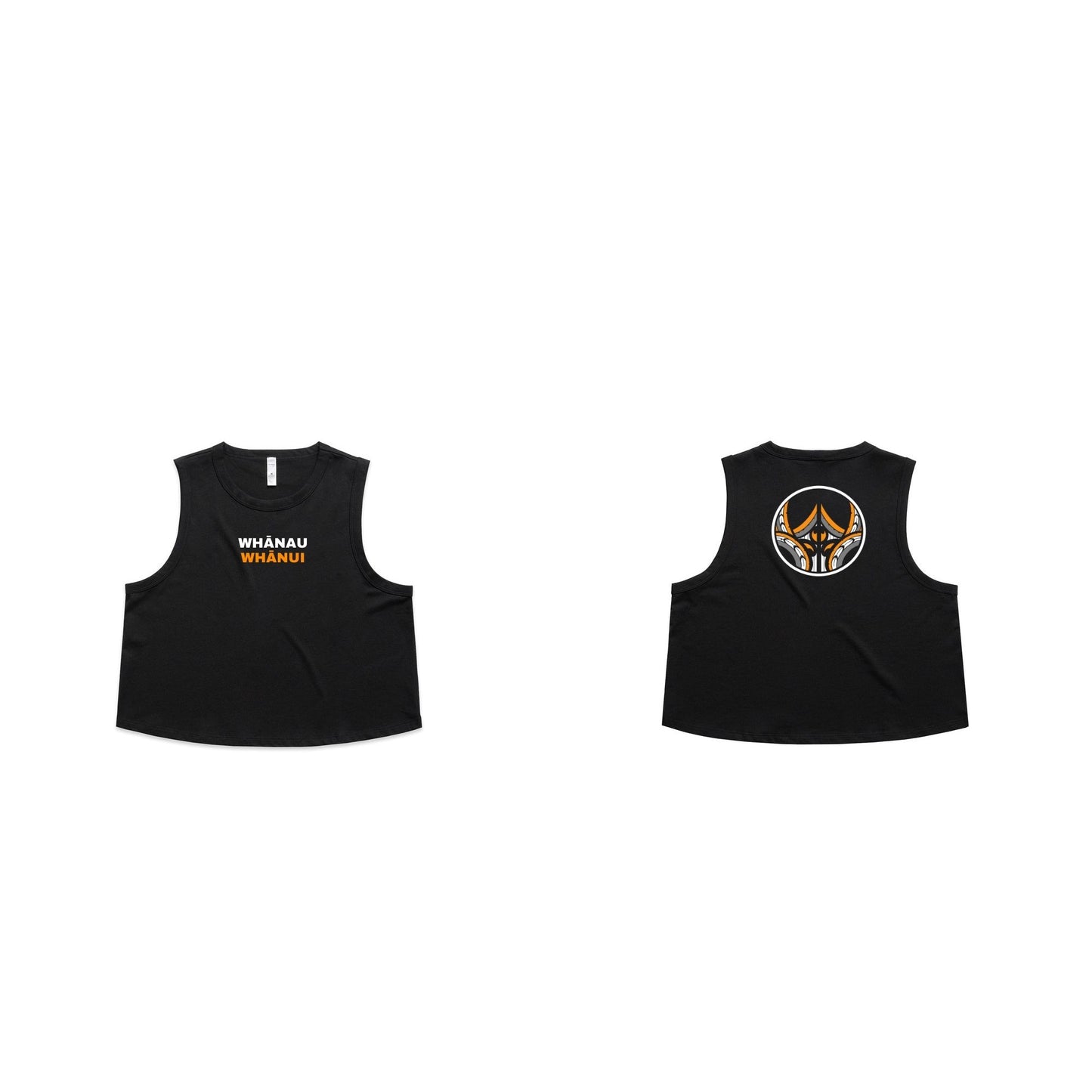 Wo's Martina Crop Tank Aloua Vision & Print