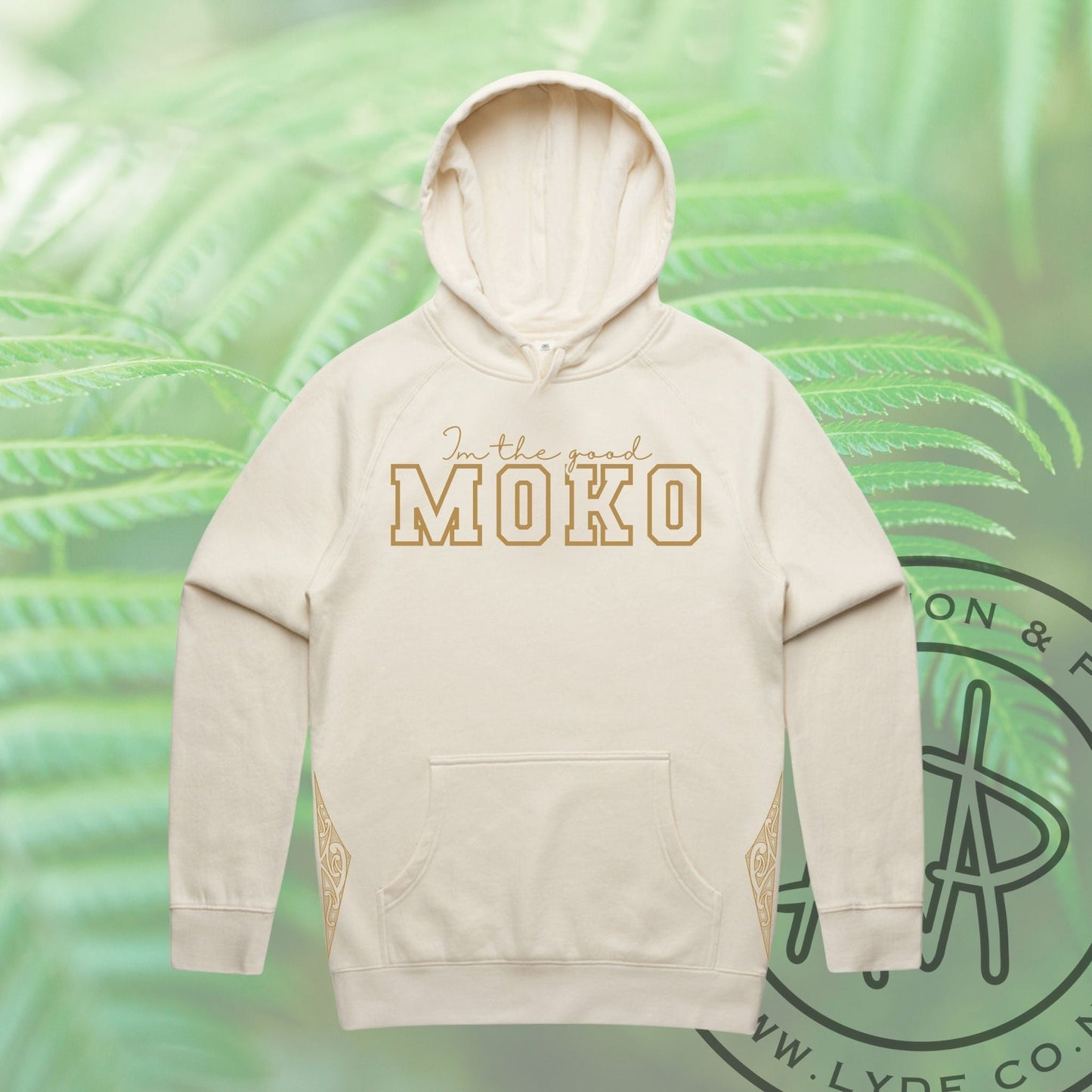 Im the good Moko Hoodie (Adults) Aloua Vision & Print