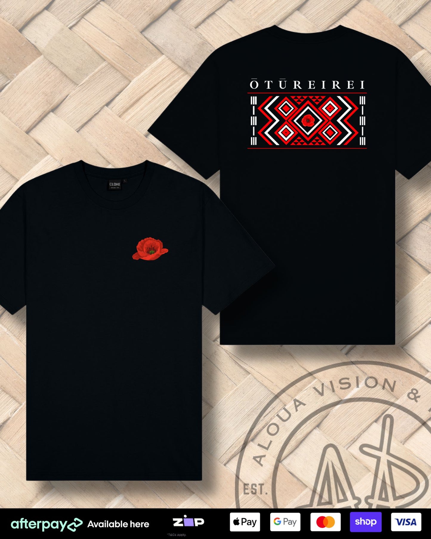 Oturei Anzac Design 1 Tihate (Adults)