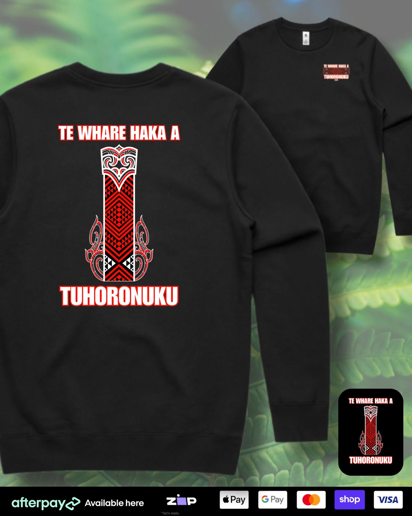 Tuhoronuku Crewneck (Adults) Aloua Vision & Print