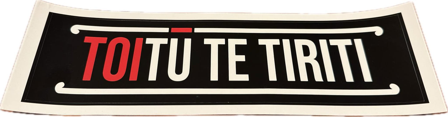 Bumper Sticker - Toitu Te Tiriti Aloua Vision & Print