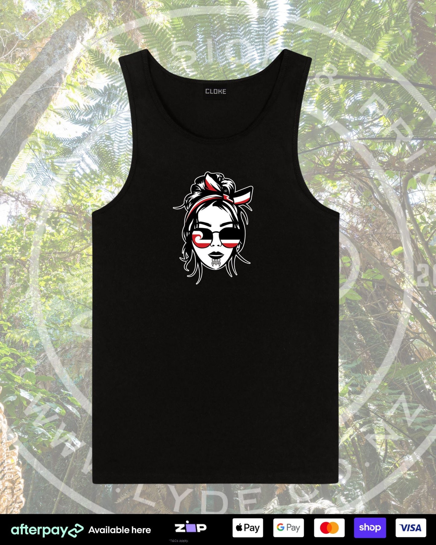 Tino Wahine Singlet Aloua Vision & Print