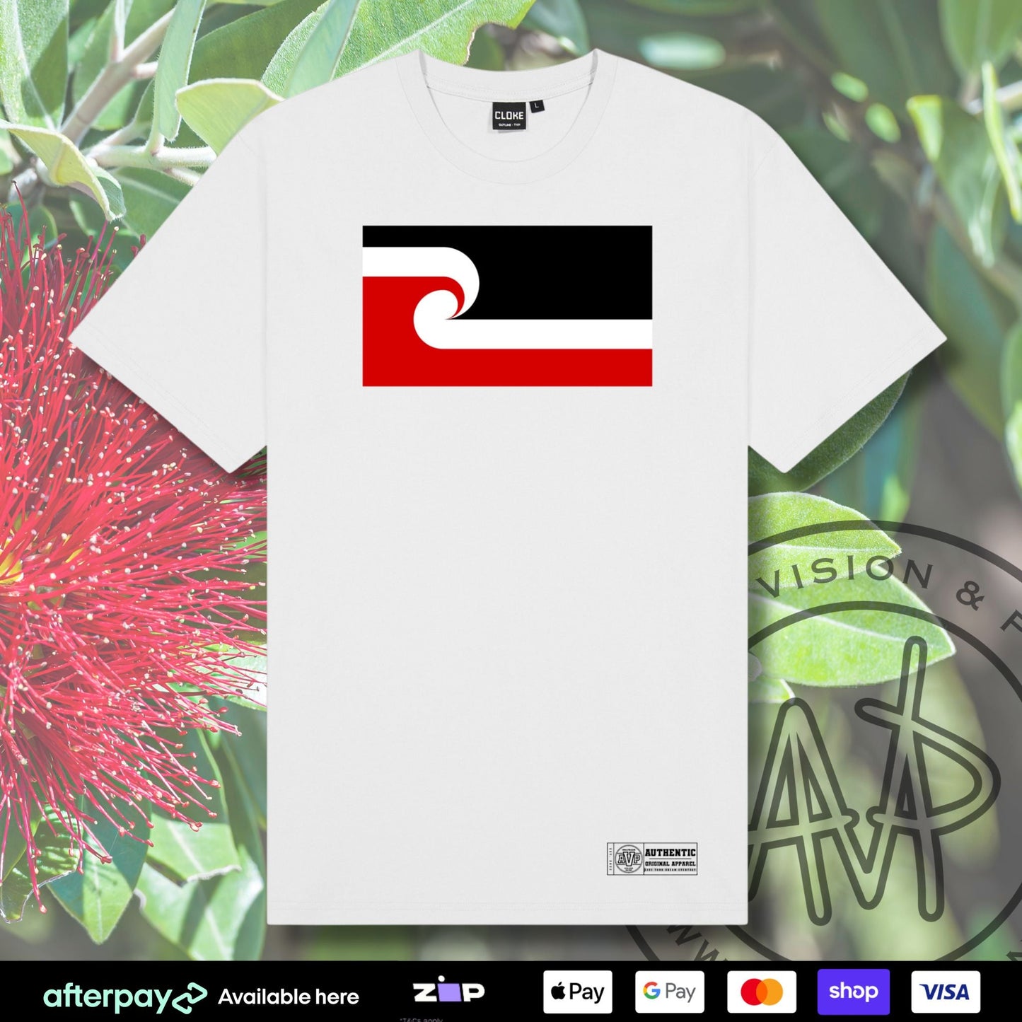 Tino Rangatiratanga T-Shirt (Adults) Aloua Vision & Print