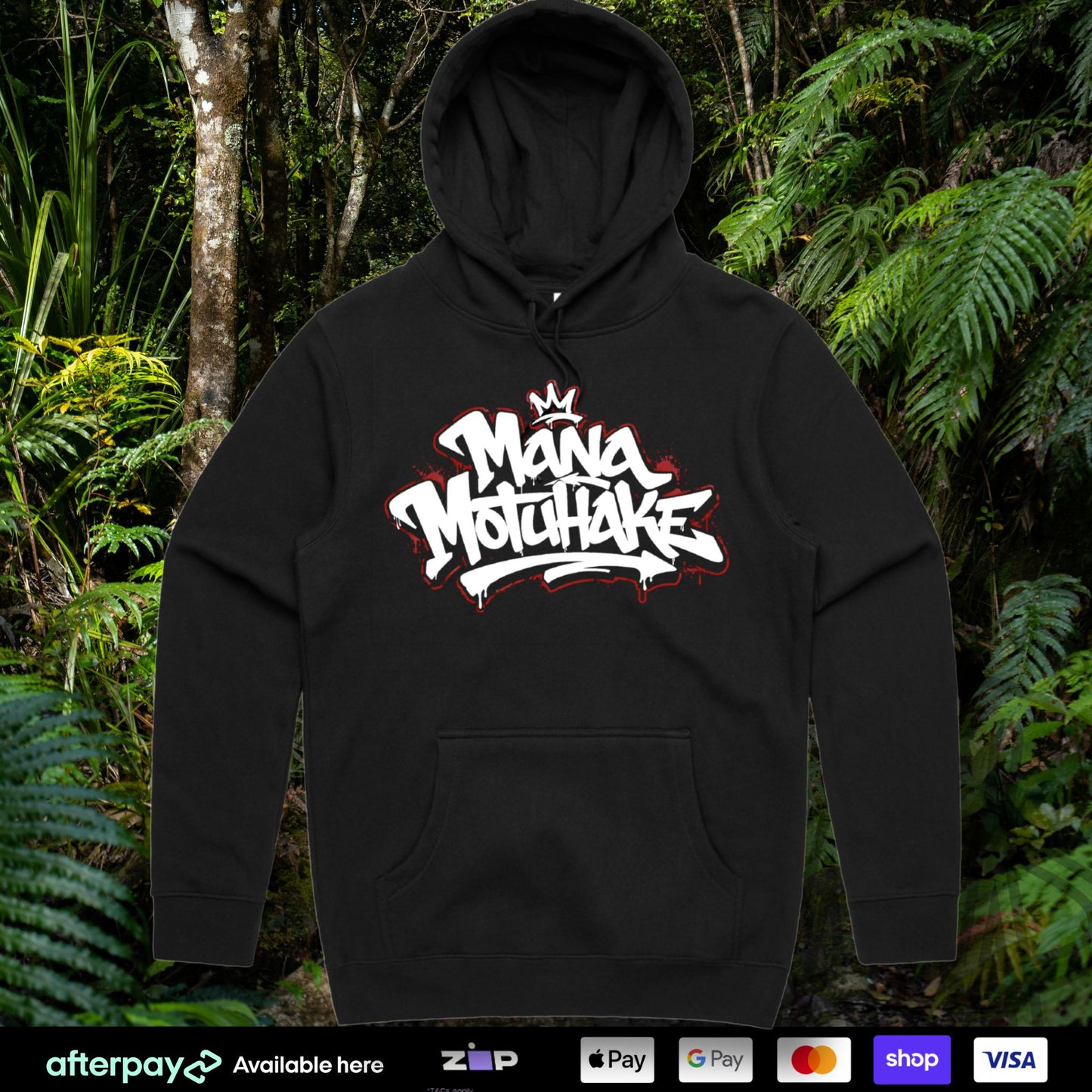 Mana Motuhake Hoodie (Kids) Aloua Vision & Print