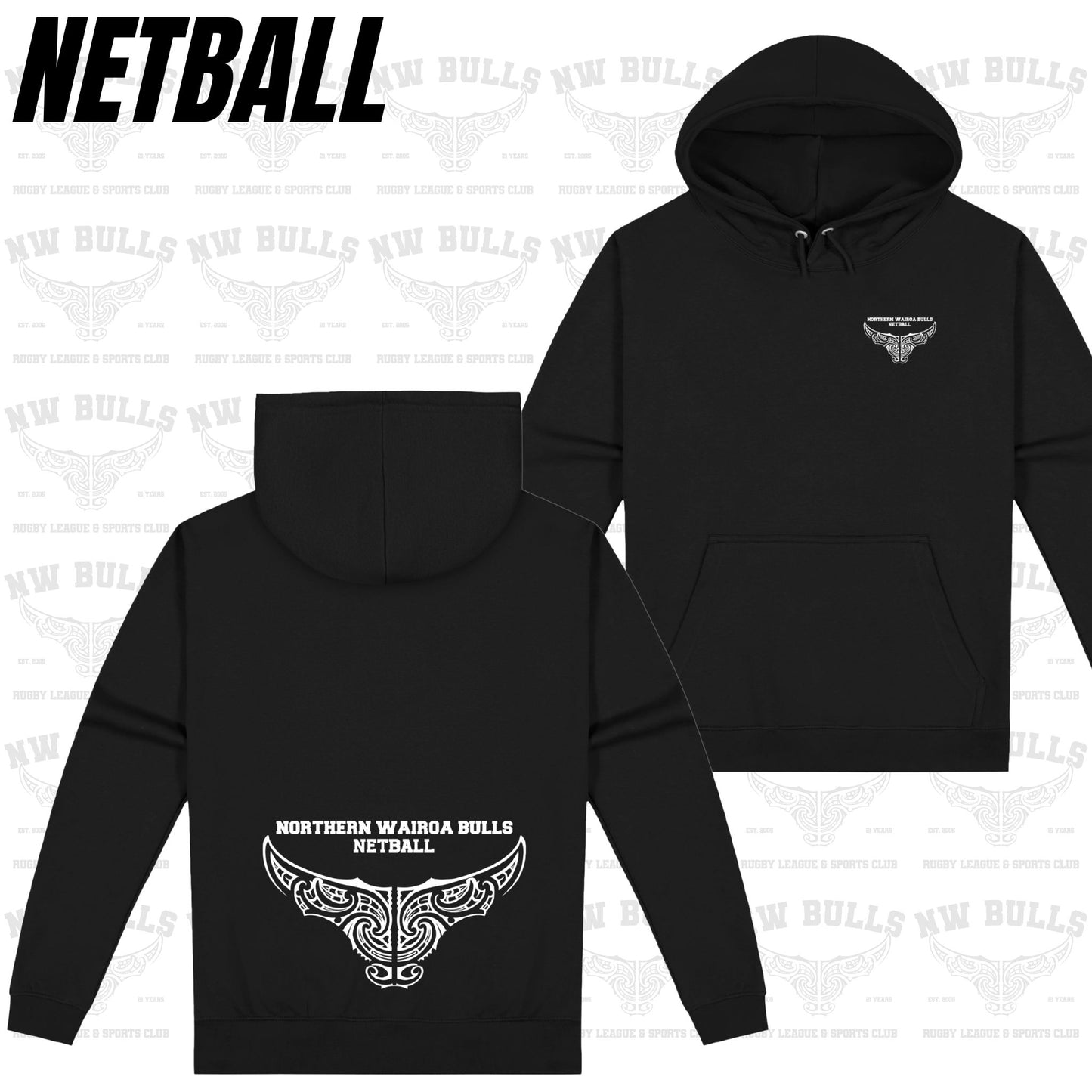 OG Netball Hoodie (Kids) Aloua Vision & Print