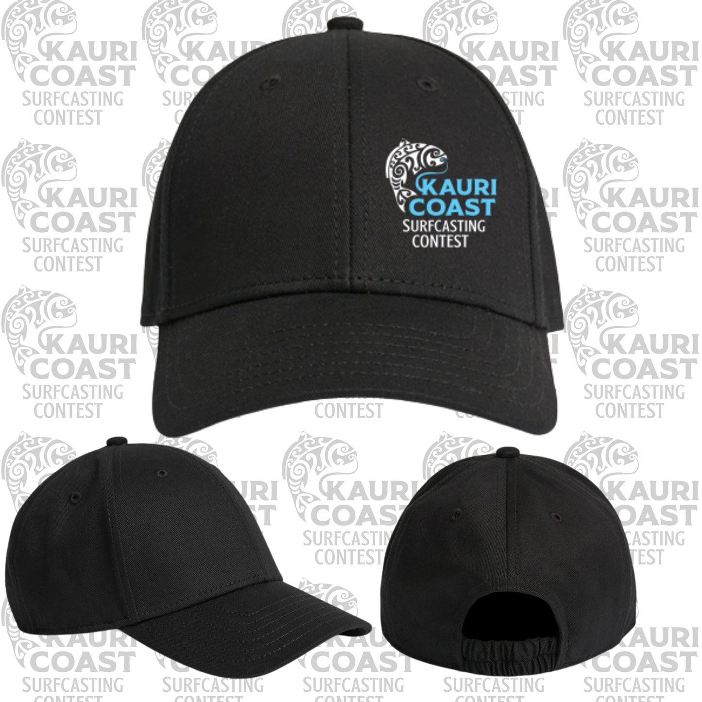 Kauri Coast Fishing Kids Cap Aloua Vision & Print
