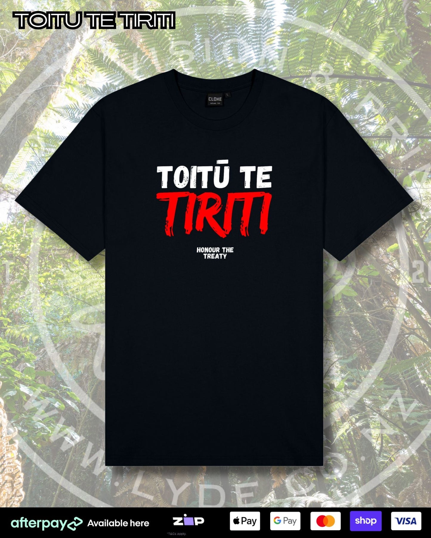 Toitū Te Tiriti (Adults) Aloua Vision & Print