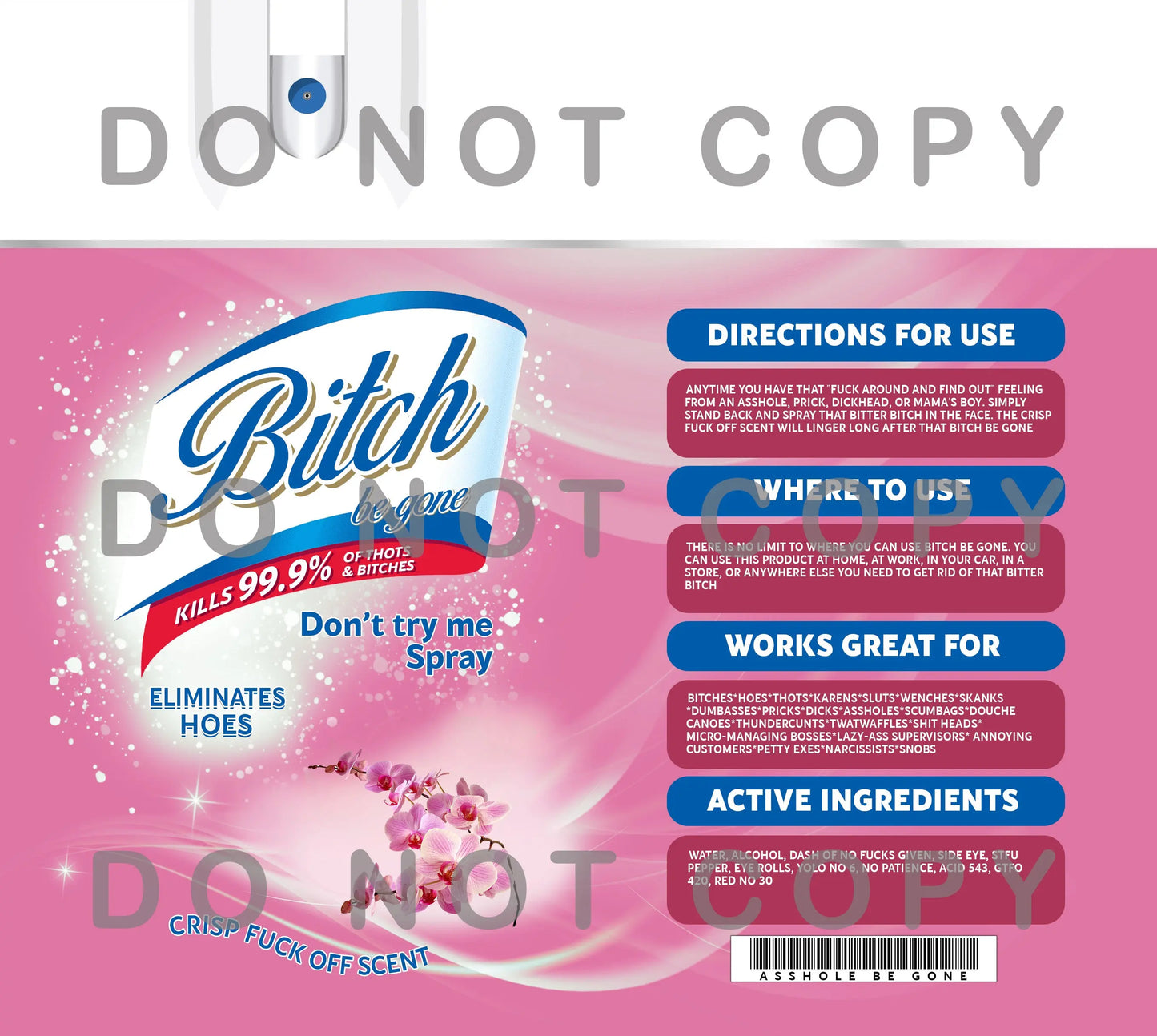 Bitch be Gone Tumbler LYDE Clothing