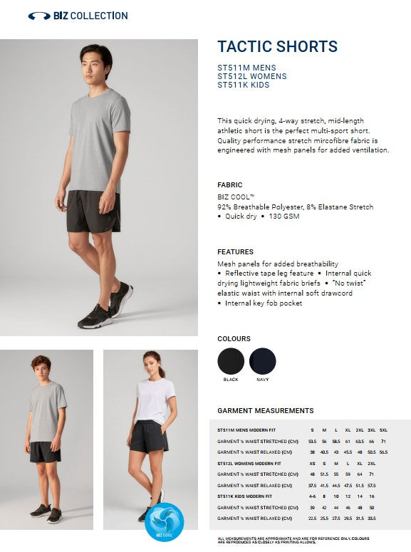 WFF Tactic Shorts (Womens) Aloua Vision & Print