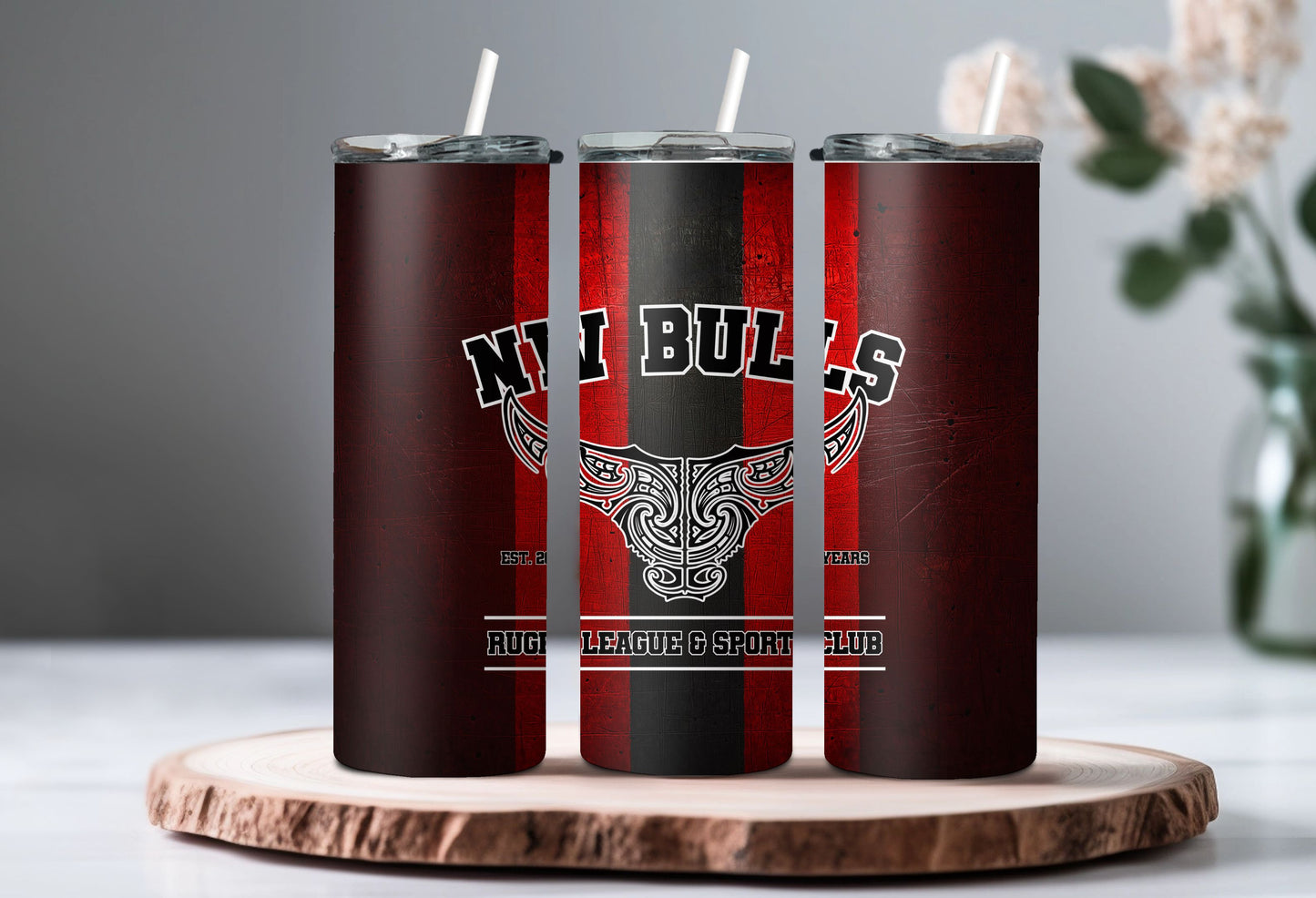 NW Bulls - 20oz Tumbler Aloua Vision & Print