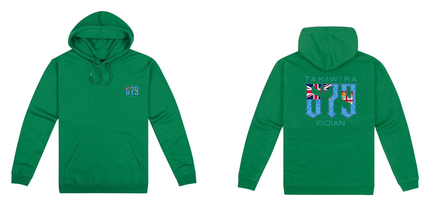 Takiwira Fijians Hoodie (Kids) Aloua Vision & Print