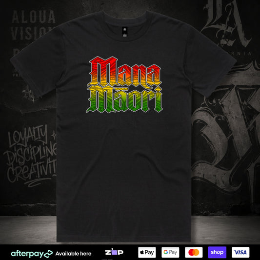 Mana Maori Tee (Adults) Aloua Vision & Print