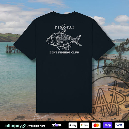 Tinopai Bent Fishing Club Tees (Kids) Aloua Vision & Print
