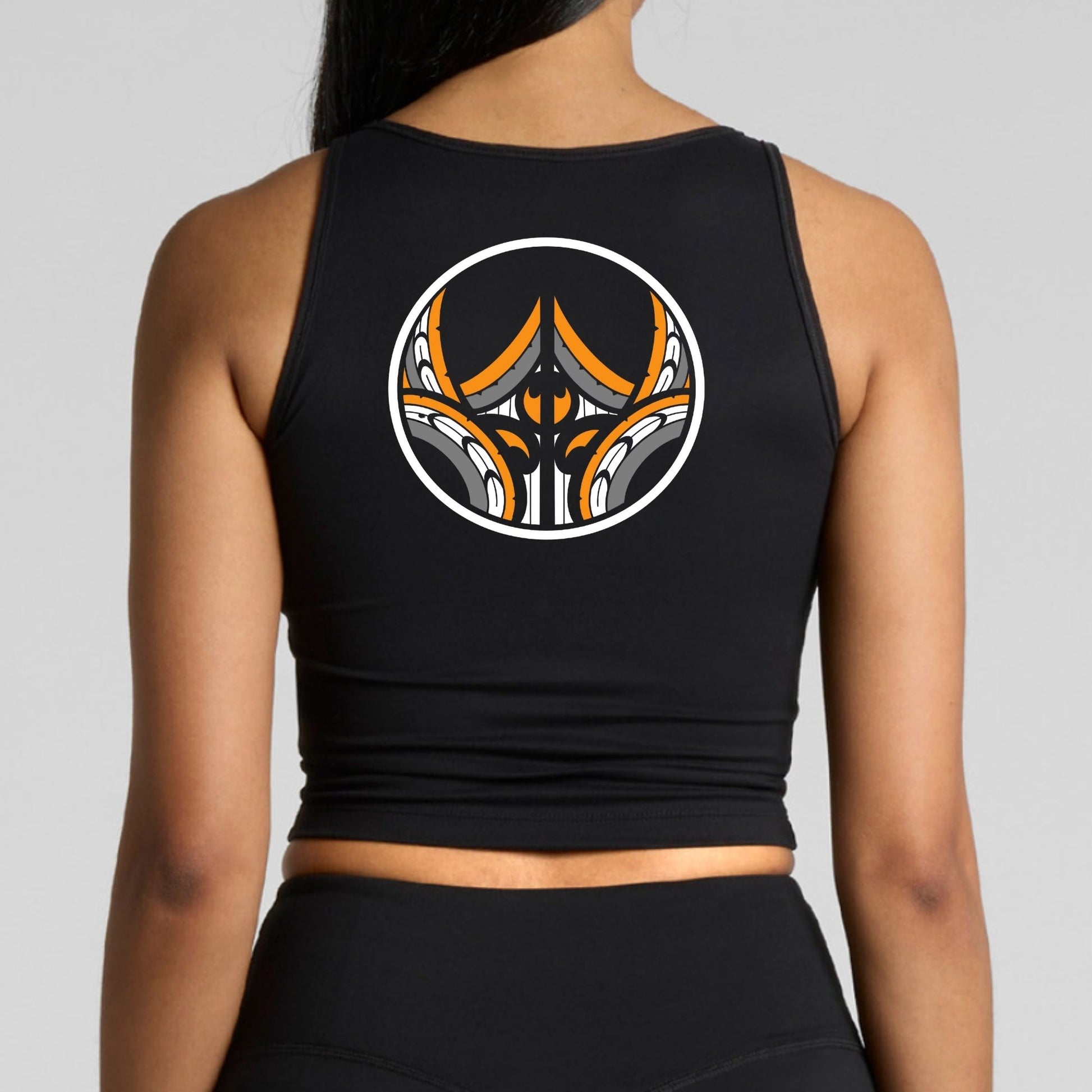 Wo's Active Crop Tank Aloua Vision & Print
