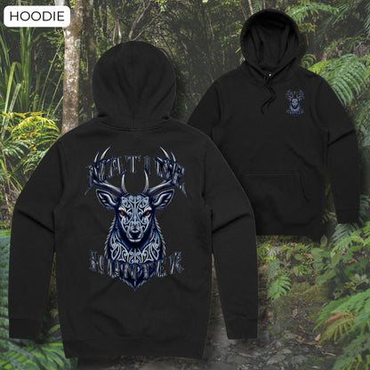Native Hunter Stag Hoodie (Kids) Aloua Vision & Print