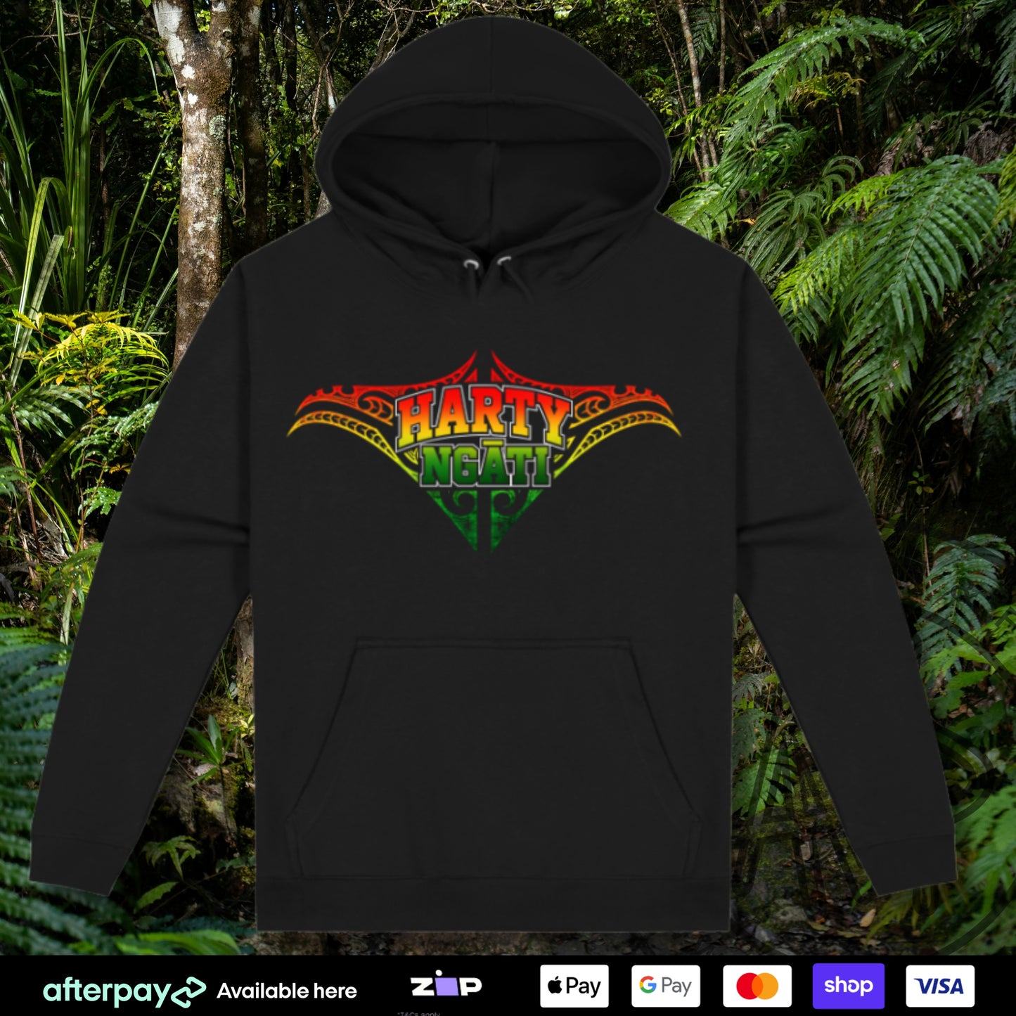Harty Ngati Hoodie Rasta (Adults) Aloua Vision & Print