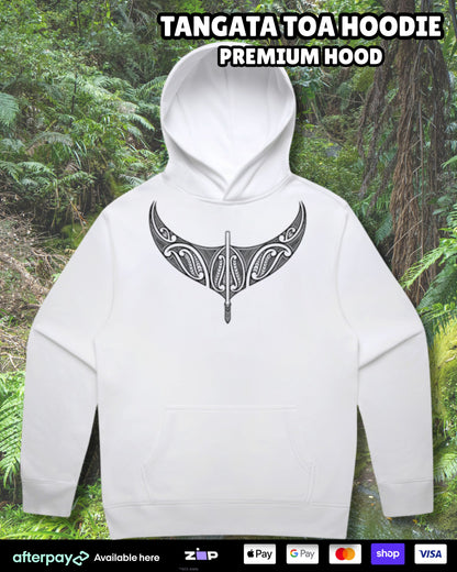 Tangata Toa Hoodie (Adults) Aloua Vision & Print