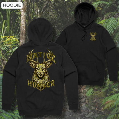 Native Hunter STAG - HEAVY Hoodie (Adults) Aloua Vision & Print