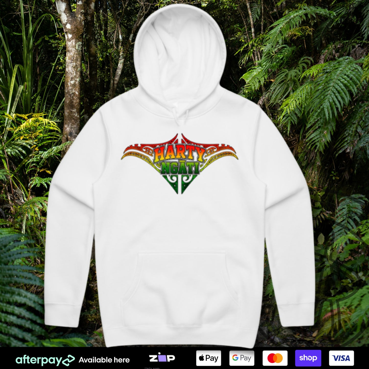 Harty Ngati Hoodie Rasta (Adults) Aloua Vision & Print
