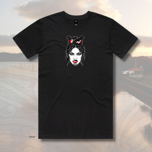 Wahine Toa (Front) T-Shirt (Adults) Aloua Vision & Print