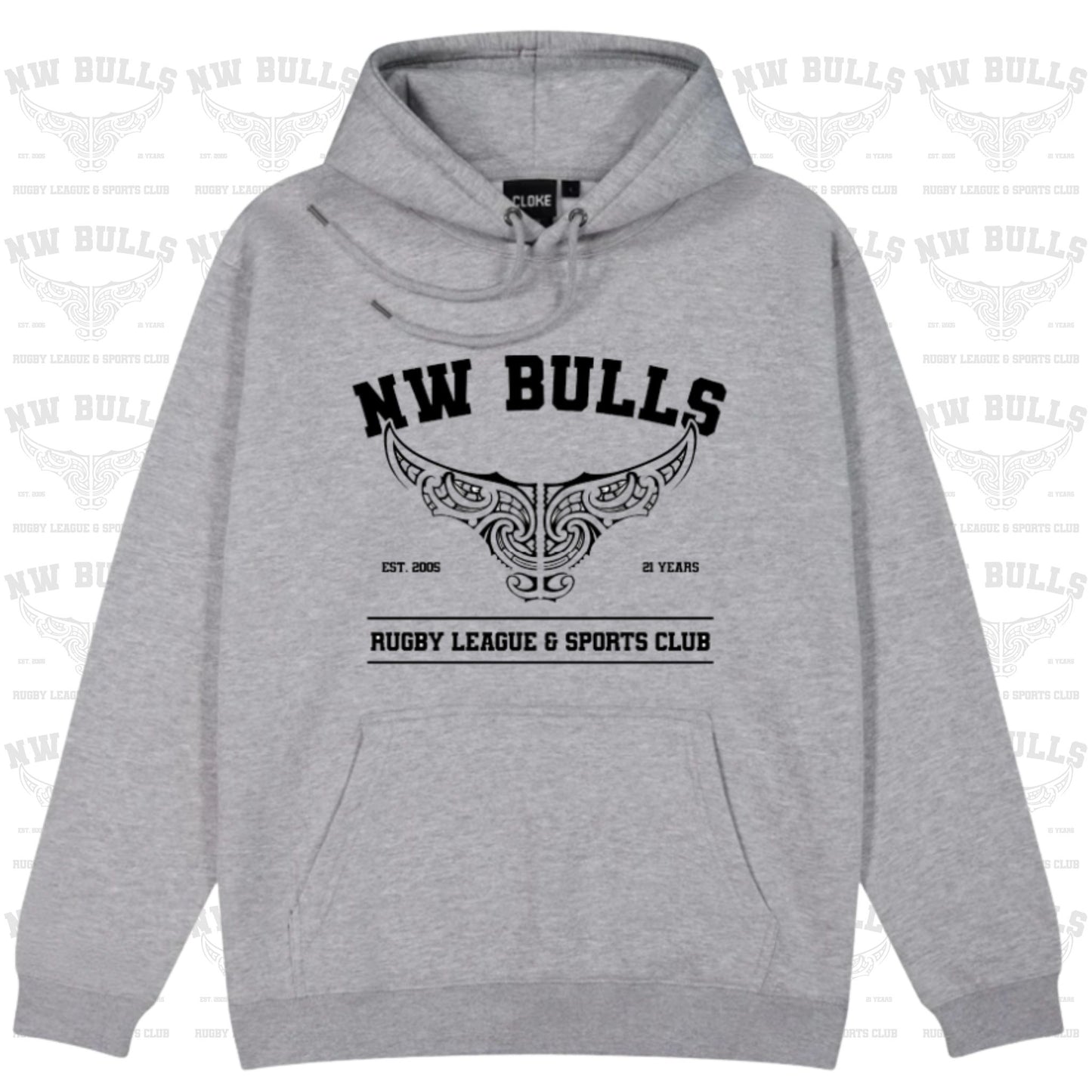 NW Bulls 21st Hoodie (Adults) Aloua Vision & Print