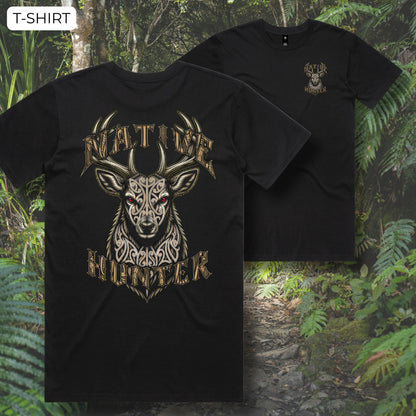Native Hunter Stag - T-Shirt (Kids) Aloua Vision & Print