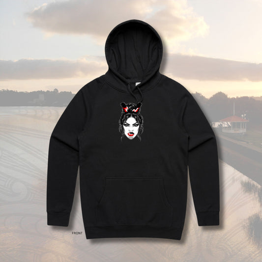 Wahine Toa (Front) Hoodie (Adults) Aloua Vision & Print