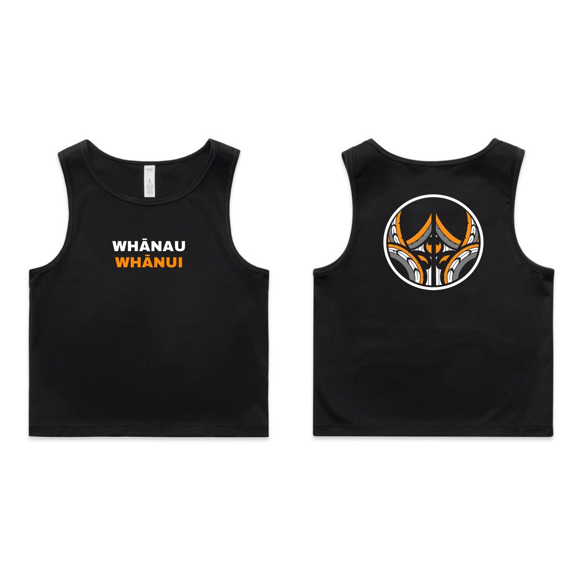 Wo's Active Crop Tank Aloua Vision & Print