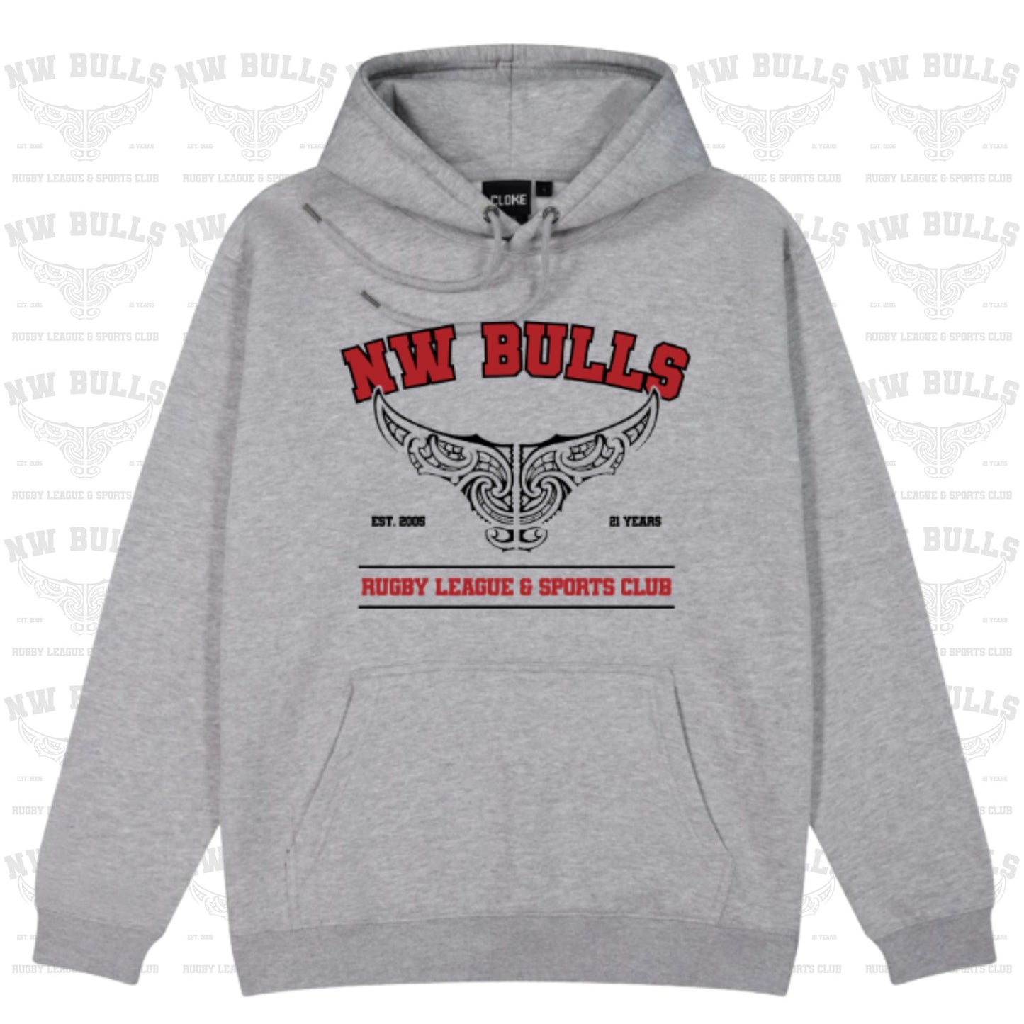 NW Bulls 21st Hoodie (Adults) Aloua Vision & Print