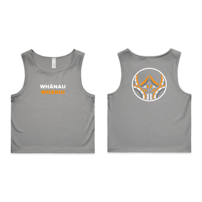 Wo's Active Crop Tank Aloua Vision & Print