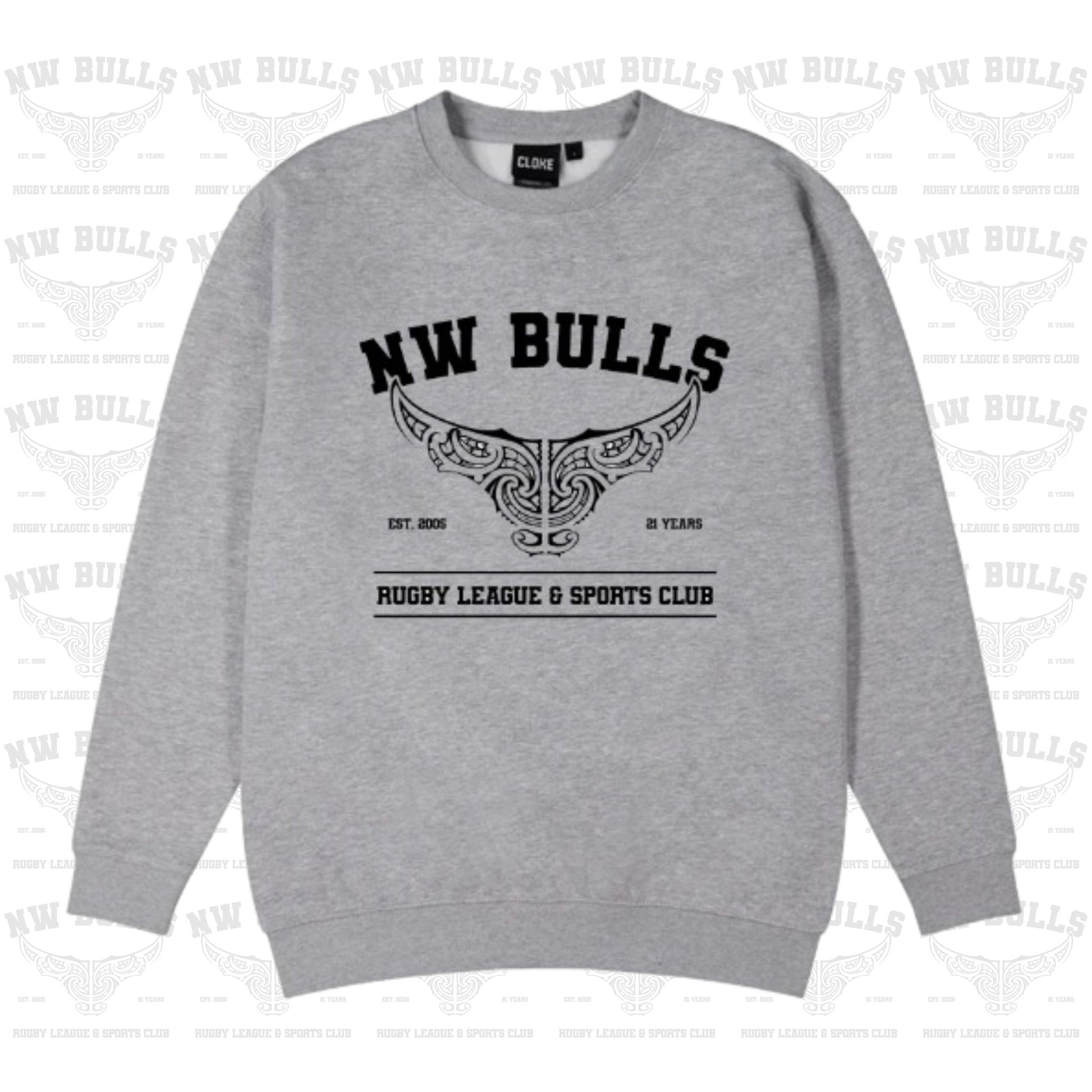 NW Bulls 21st Crewneck (Adults) Aloua Vision & Print