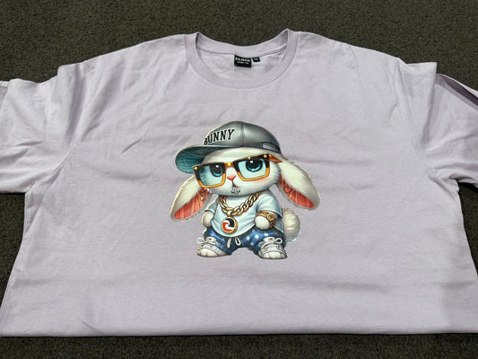 2XL Light Purple Bunny Tee