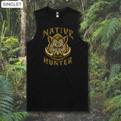 Native Hunter Singlet (Adults) Aloua Vision & Print