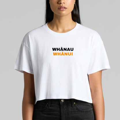 Wo's Crop Tee Aloua Vision & Print