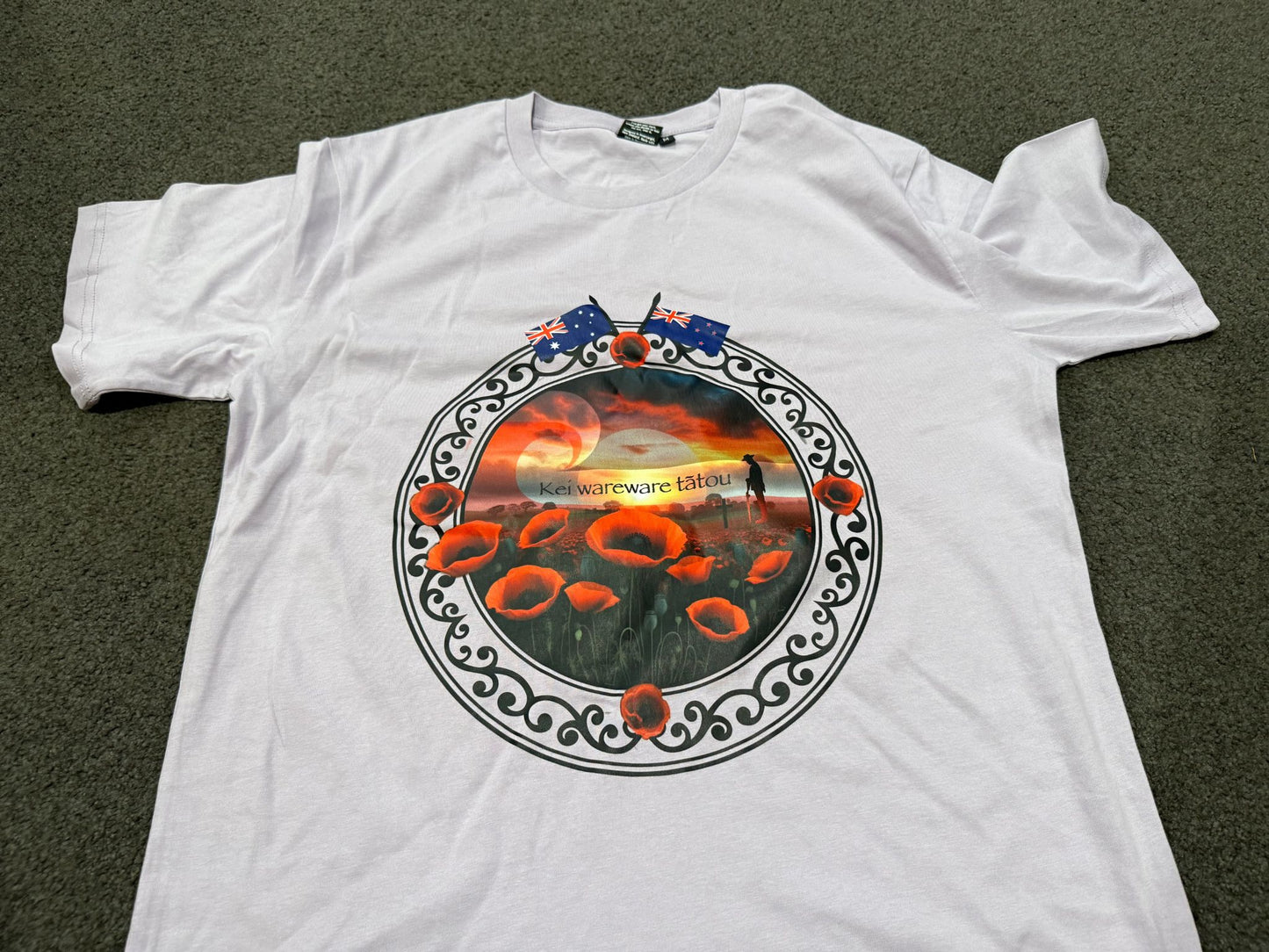 Med Light Purple Anzac Tee