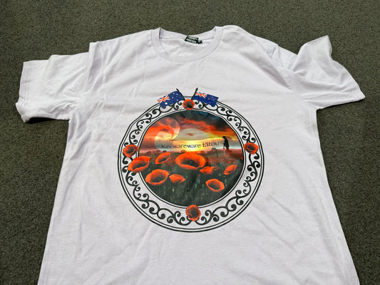 Med Light Purple Anzac Tee