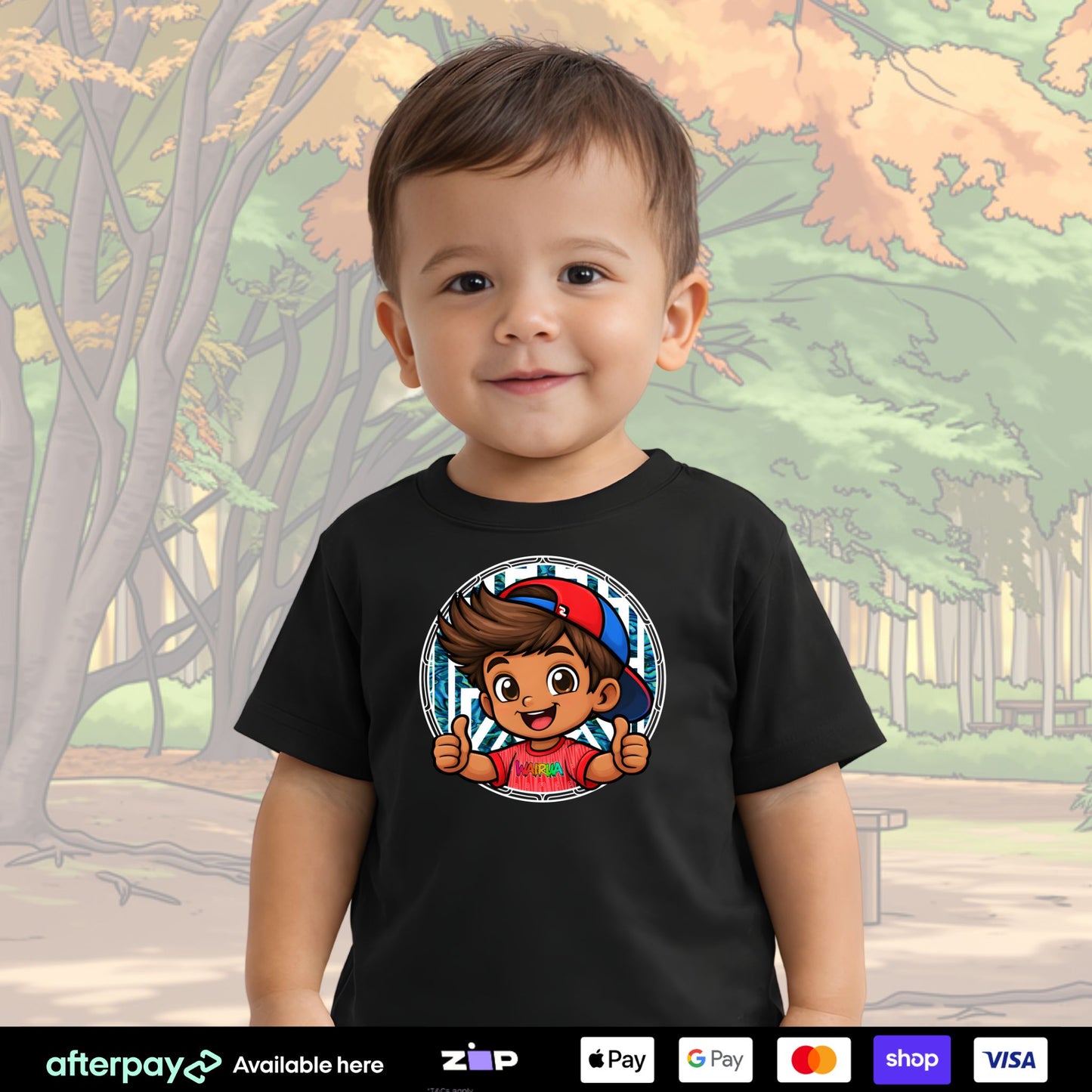 Manaia Tee (Kids) Aloua Vision & Print