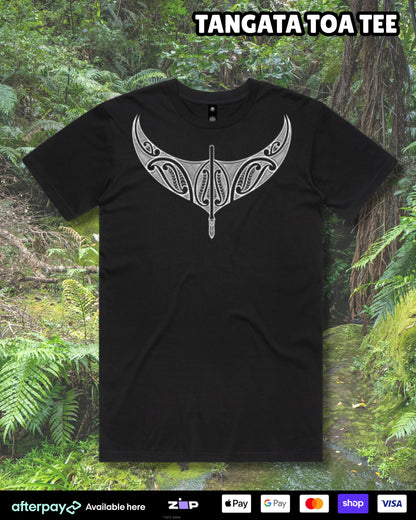 Tangata Toa Tee (Adults) Aloua Vision & Print