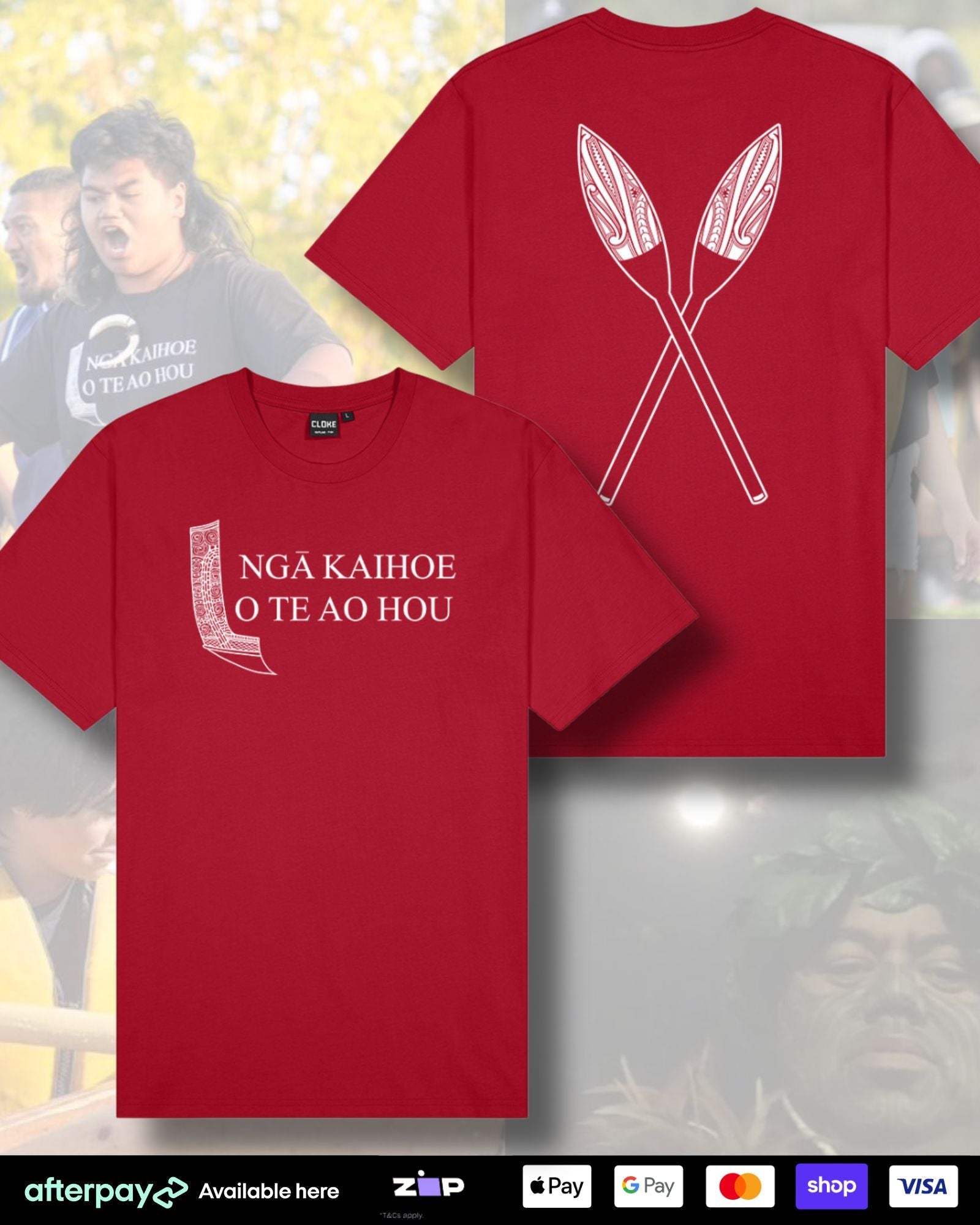 Ngā Kaihoe O Te Ao Hou - T-Shirt (Adults) Aloua Vision & Print