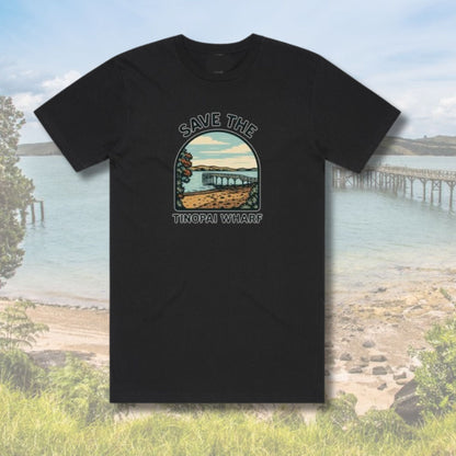 Tinopai - Save the Wharf T-shirt (Adults) Aloua Vision & Print
