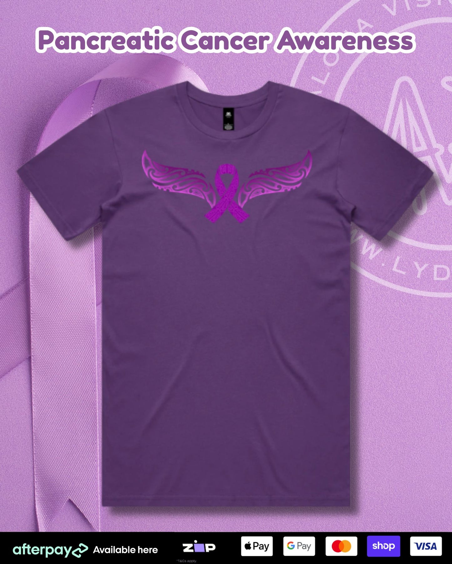 Pancreatic Cancer Awareness T-Shirt (Adults) Aloua Vision & Print
