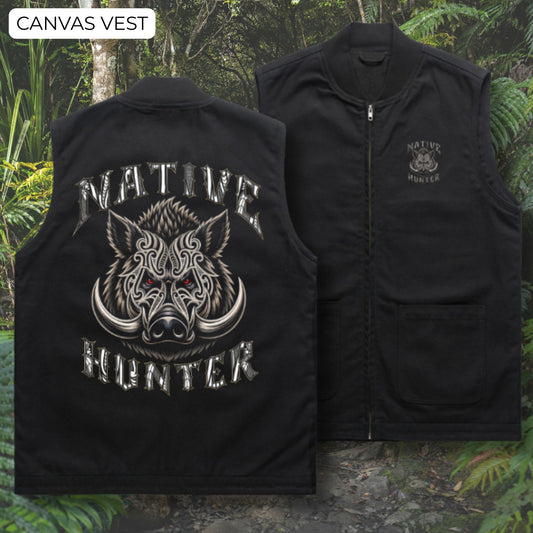 Native Hunter Canvas Vest (Adults) Aloua Vision & Print