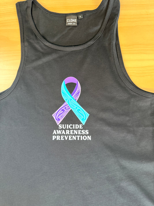 Singlet - Suicide Awareness (Size Small) Aloua Vision & Print