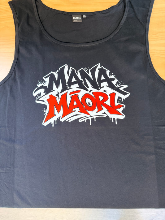 Singlet - Mana Maori (Size 5XL) Aloua Vision & Print