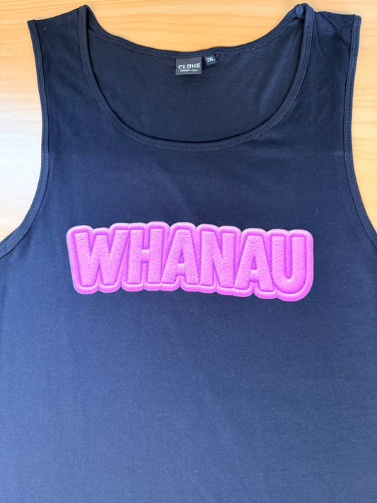 Singlet - Whanau (Size 2XL) Aloua Vision & Print
