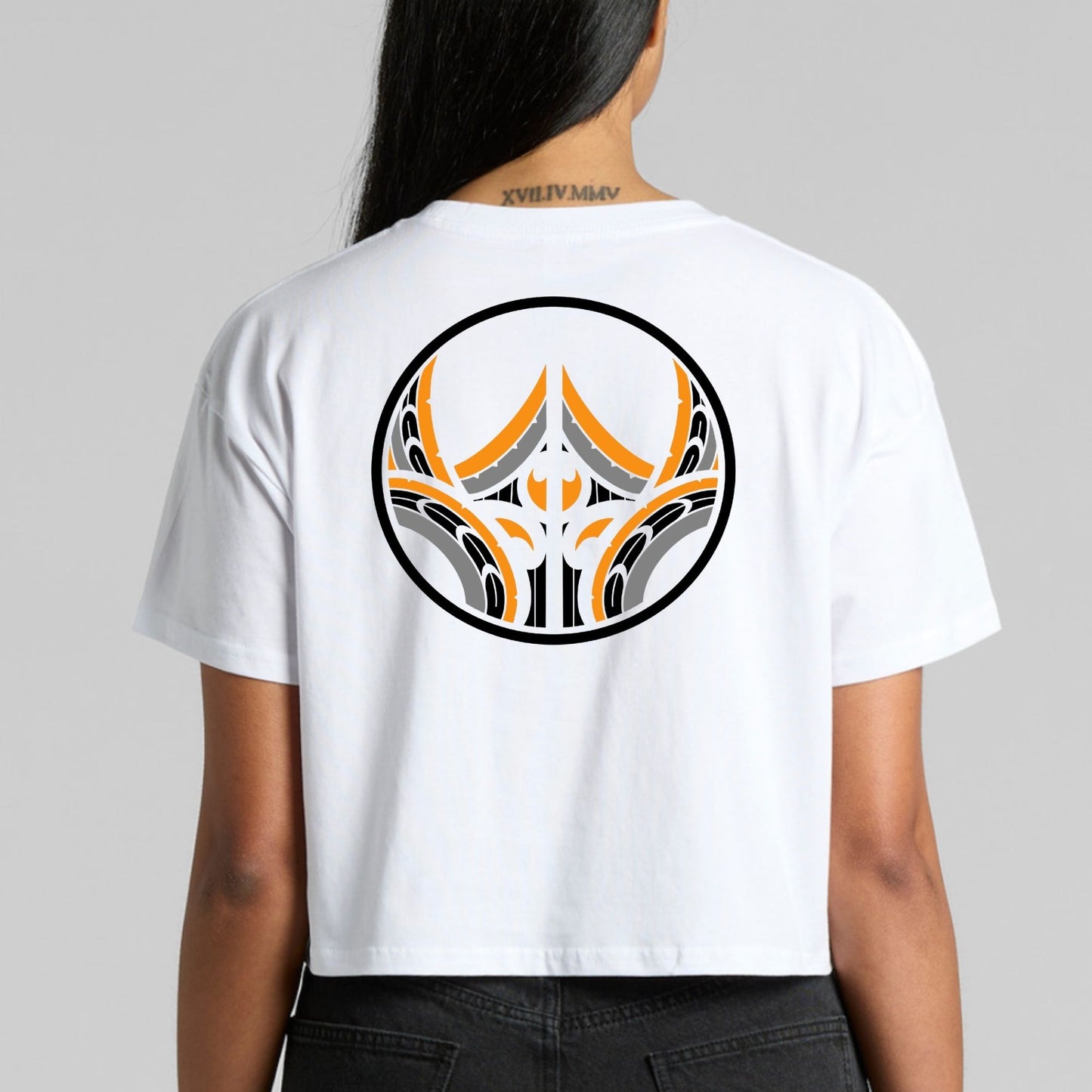 Wo's Crop Tee Aloua Vision & Print