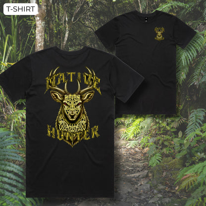 Native Hunter Stag - T-Shirt (Kids) Aloua Vision & Print