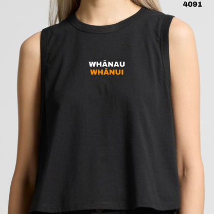 Wo's Martina Crop Tank Aloua Vision & Print